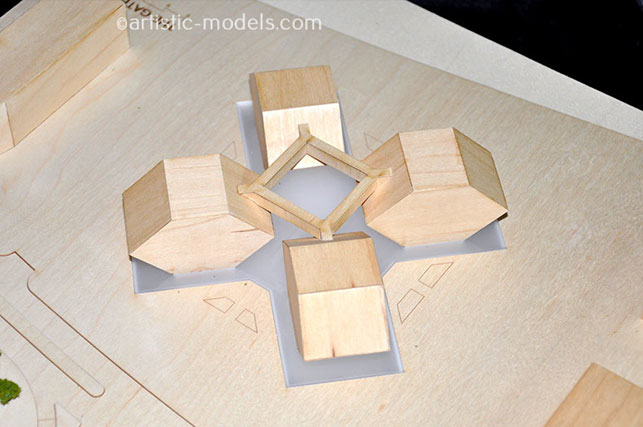WOODEN MASSING MODELS
